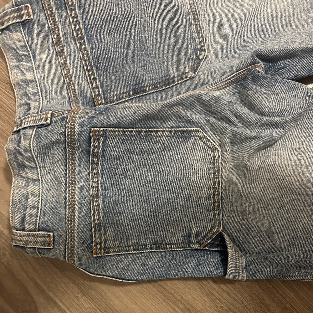 Brandy Melville carpenter-pant detailed denim